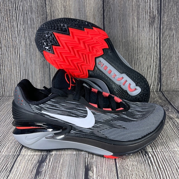 Nike Air Zoom GT Cut 2 Bred Black/Anthracite/Red Mens 5.5 Wmns 7 DJ6015-001 - Picture 1 of 10